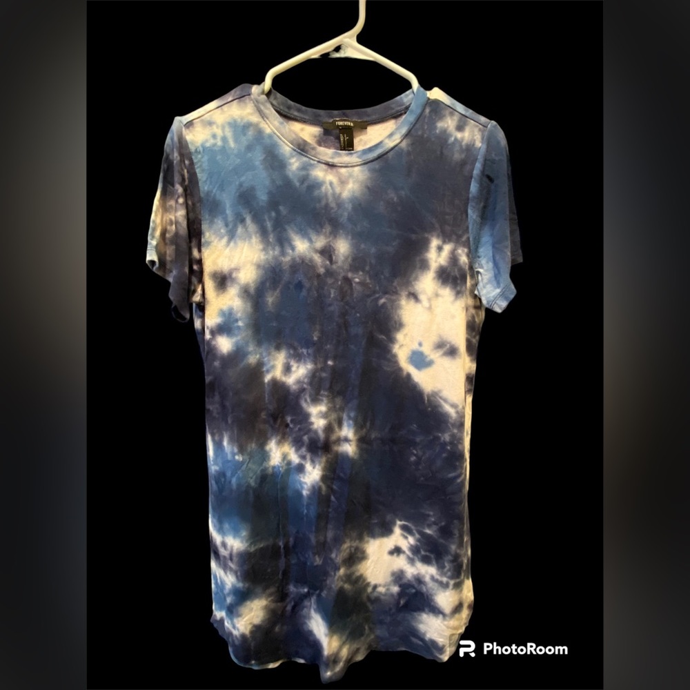 Forever 21 tie dye t shirt dress